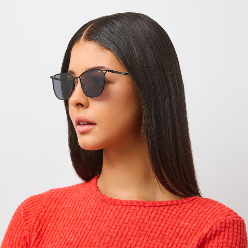 Blackout Black Square Sunglasses for Men - Image 4